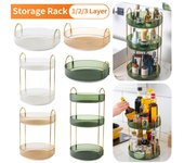 Estante giratorio de 360 grados para especias, armario de despensa, plato giratorio, organizador de condimentos y cosméticos, estante de almacenamiento de cocina, accesorio de baño CHINA