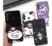 Funda HK12 Kuromi negra suave para Samsung Note 20 Lite, S24 Ultra, S23, A03, A05, A06, A11, A71, A15, A16, A13, A24, A25, A33, A52, A53, A50, M55, M35 Plus Samsung A02 verde