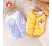 Ropa cálida para mascotas, abrigo con estampado bonito, camisa para perros y gatos pequeños y medianos, chaqueta, traje de invierno para Bulldog Francés y Chihuahua XS