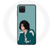 Coque Samsung Galaxy A12 Squid Game Kang Sae Byeok Fanart dessin de visage