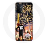 Coque pour Oppo A54 5G PSG Neymar et Mbappé Joyeux noël