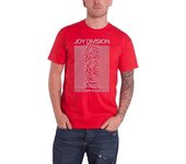 Joy Division - Camiseta de algodón unisex para adultos, placeres desconocidos S rojo