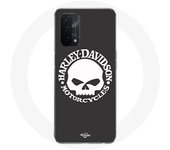 Coque pour Oppo A74 Harley Davidson Motors Tete de mort