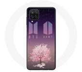 Funda para Samsung Galaxy A12 Bangtan Sonyeondan Logotipo BTS y Logotipo ARMY