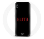 Coque pour Samsung Galaxy A10 Elite Saison 5 Logo Rouge Fond Noir