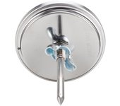 KKmoon Termómetro de Acero Inoxidable Termómetro bimetálico Termómetro de Dial 0~280 Celsius para Parrilla Barbacoa blanco