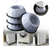 Almohadillas antivibración para patas de lavadora silenciosas, almohadillas de goma para patas de secadora y refrigerador, base universal, almohadilla fija antideslizante, accesorios