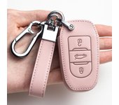 Funda de cuero para llave de coche, para Peugeot 107, 206, 207, 208, 306, 307, 301, 308s, 407, 2008, 3008, 4008, 5008 Rcz, Citroen C1, C2, C3, C4, C5, Ds3, Ds4