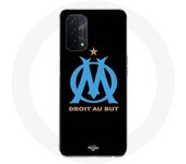 Coque pour Oppo A74 Logo Olympique de Marseille Fond Noir