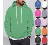 Abrigo cálido de felpa de Color sólido para hombre, suéter de lana, abrigo informal, suéter de bolsillo, abrigo de otoño e invierno XL