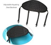 Asiento ajustable para kayak, canoa, respaldo, respaldo, almohadilla trasera, cojín con banda antideslizante