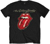 Camiseta unisex The Rolling Stones Distressed Tongue Rock para hombre S