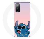 Coque pour Samsung Galaxy S20 FE Stitch le Nez en l'air fond rose