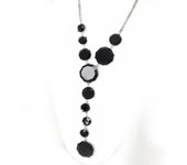Les Trésors De Lily [G8712] - Collier Créateur 'Sissi' noir negro