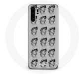 Coque pour Huawei P30 Statue fond gris