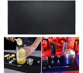Tapete de PVC para barra, tapete para café, tapete antiderrames para barman, tapete para secar platos, tapete antideslizante, impermeable, protector de encimera de cocina S
