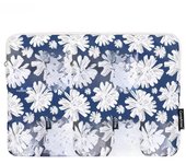 Funda para portátil con impresión digital: Se adapta a computadoras de 11,6, 13,3 y 15,6 pulgadas, diseño informal de negocios 11 inch azul