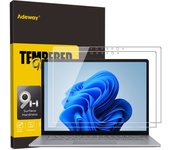 Película protectora Adeway compatible con Surface Laptop 1 Película protectora de vidrio Tipo de precisión Alta Fácil de templar 2021 [2 piezas] 5/Laptop 4/Laptop