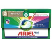 Cápsulas de Detergente Ariel Color Protect - 24 Cápsulas