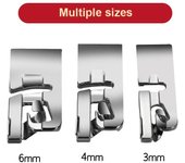3 piezas de prensatelas para máquina de coser doméstica, costura plana ancha, costura curva, dobladillo, tira de tela para envolver curvada