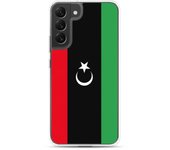 Coque Téléphone - Samsung - Galaxy S22 Ultra - Drapeau Libye - Souple - Multicolore