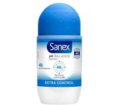 Desodorante roll-on Sanex Ph Balance Dermo Extra Control 50 ml
