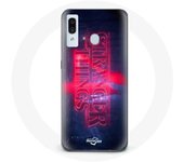 Coque pour Samsung Galaxy A20 Stranger Things Logo Transparent Saison 4 Bande annonce 2022