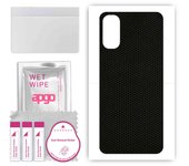apgo Protective Skin Sticker for the back compatible with Oppo Reno4, Wrap Film, Foil, Vinyl - Pattern Matrix