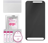 apgo Privacy Matte Hybrid protective glass compatible with Samsung Galaxy Xcover 3 G389F, flexible nano glass, great replacement for tempered glass, s