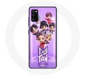 Coque pour Samsung Galaxy A41 BTS TinyTAN Animation Affiche RM Jin Suga J-Hope Jimin Jungkook Et V