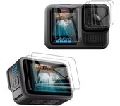 en YXHH nueva película para GoPro HERO13 2024 Película de vidrio templado mejorada 6 piezas HD alta transmitancia Resistente a rayones Fácil instalación 2 piezas para