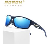 Gafas de sol polarizadas AORON para exteriores para hombre, diseño clásico, para conducir, ciclismo, montar a caballo y pescar. negro