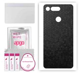 apgo Protective Skin Sticker for the back compatible with Honor View 20 Honor V20, Wrap Film, Foil, Vinyl - Pattern Black Honeycomb