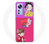 Coque pour Xiaomi Mi 12 / 12X BTS Bangtan BT21 Tata V Chimmy Jimin