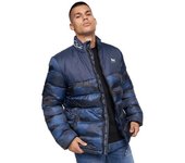 Born Rich Chaqueta acolchada extragrande de camuflaje Carlito para hombre L negro