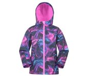 Mountain Warehouse Chaqueta Soft Shell Resistente al Agua Exodus para Niños/Niños 11-12 púrpura