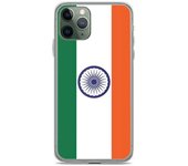 Funda iPhone - Drapeau Inde - iPhone 11 Pro - Souple - Multicolore - Verticale