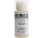 dorado : Pintura acrílica fluida : 30ml (1 onza) : Mejora de titán