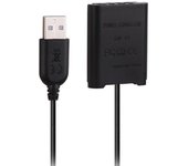 Kit de adaptador de CA y alimentación USB con acoplador de CC compatible con cámaras Sony Cybershot RX1R, RX100 II, RX100 III, RX100 IV, M2, M3 y M4, DK-X1, NP-BX1 y DSC-RX1.