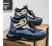 Zapatillas altas de otoño 2024 nuevas para hombre, botines de moda retro para hombre, zapatos casuales antideslizantes cómodos para exteriores para hombre Harajuku 39