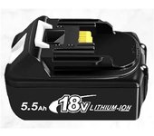 Baterías de repuesto MAWIRON 18 V 5,5 Ah 1 pieza BL1860B reemplaza la batería de iones de litio Makita de 18 V 5,5 Ah