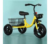 Triciclo para Niños Triciclo para Niños Pequeños Bicicleta de Equilibrio para Bebés con Cesta de Almacenamiento para 2 a 6 Años Amarillo amarillo