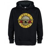 Sudadera con capucha amplificada unisex para adultos Drum Guns N Roses XXL negro