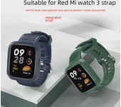 Correa protectora de silicona todo en uno para Redmi Watch 3 verde teal