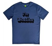 The Beatles - Camiseta unisex con logotipo de sombra para adultos L azul denim