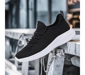 Zapatillas de deporte de lujo para mujer sin tacón, de marca sin cuero, originales, de verano, para mujer 36 negro
