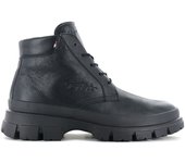 Tommy Hilfiger Bota híbrida de cuero grueso y cálido - Botas de invierno para hombre Cuero Negro FM0FM03799-BDS ORIGINAL EU 42 UK 8 negro