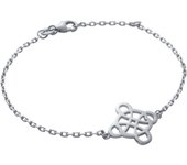 Les Trésors De Lily [K2410] - Bracelet Argent 'Chorégraphie' argenté (rhodié) - 16 mm plata