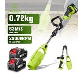 Soplador de aire eléctrico ONEGRREN de 29000 RPM, inalámbrico, para hojas, para uso doméstico, con batería Makita de 18 V. 1 Battery EU Plug