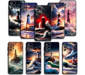 Hermosa funda de teléfono con faro para iPhone Samsung Galaxy Redmi Xiaomi Oppo OnePlus Note SA 7 8 9 10 11 12 13 14 20 21 22 23 53 54 Pro Max Plus Ultra iPhone 6 or 6S